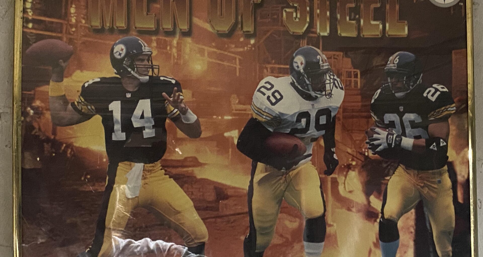 MEN OF STEEL - Still hanging out in my basement. Been repping this poster since ‘94