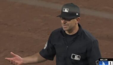 Why was the Ump so visibly upset?