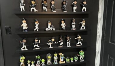 How was running out of room with my Bobble Head collection so I had to created wall for them .