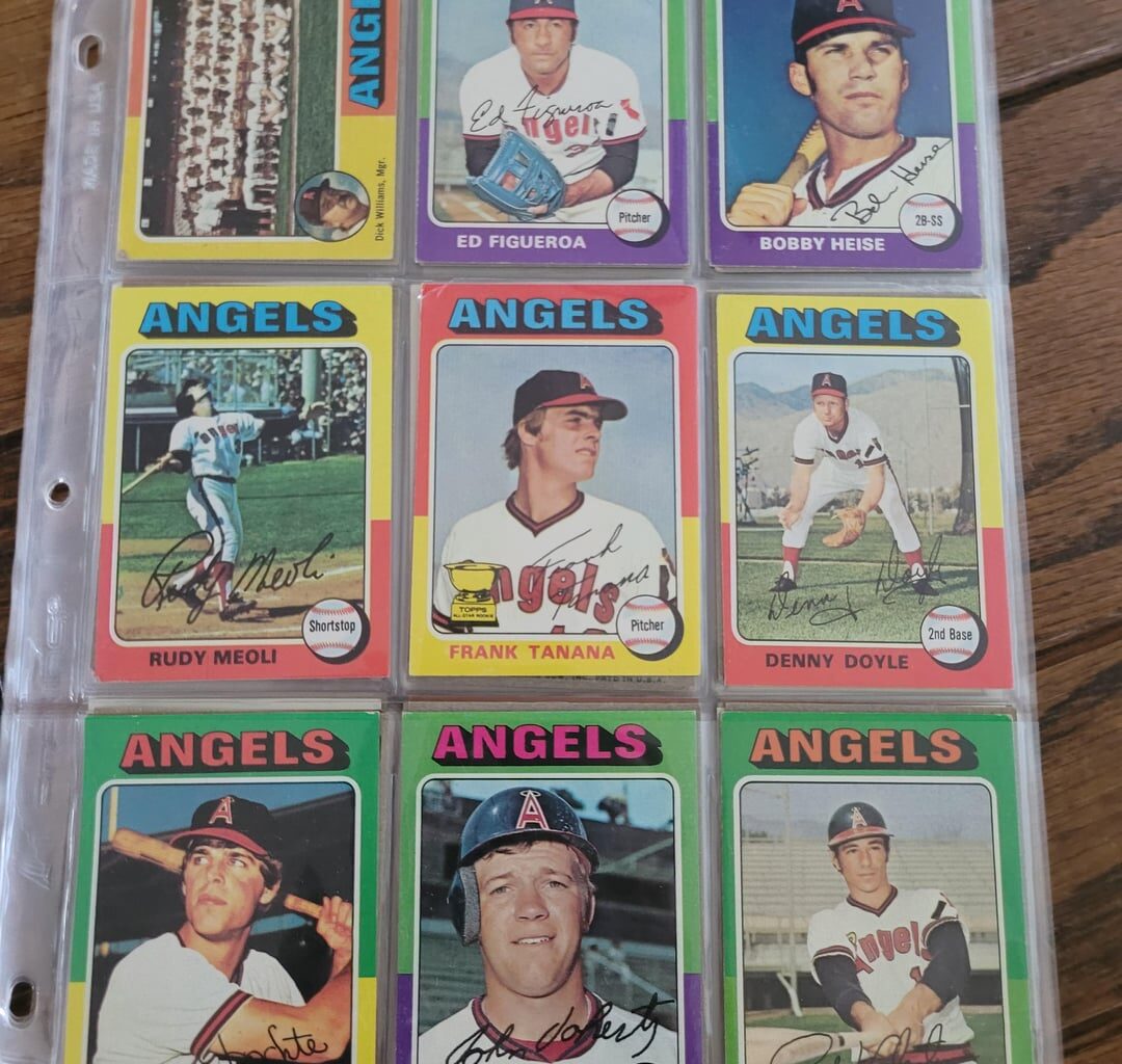 Sharing some 70s era Angels cards!