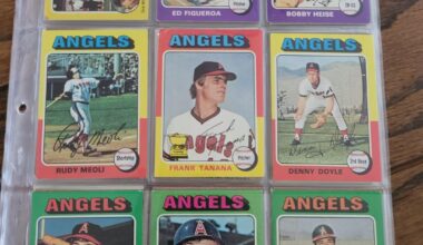 Sharing some 70s era Angels cards!
