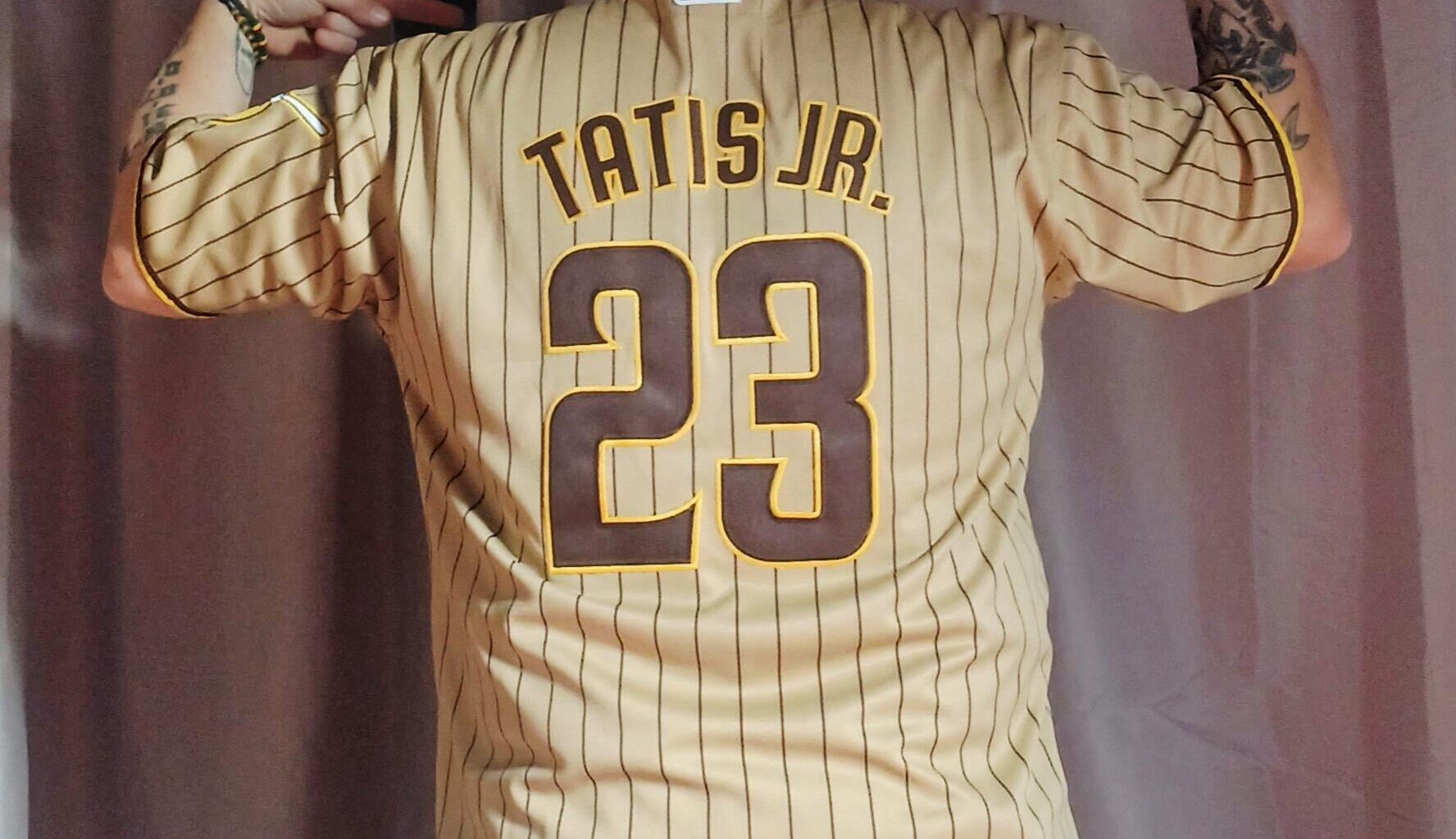 Wouldnt be surprised if im the only fan in Christchurch New Zealand if not NZ to own a Padres Jersey #23