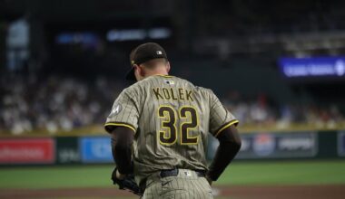 [Kolek] San Diego, Thank you! This past year and a half has been nothing short of special for my wife and I. From making my debut as a reliever to growing into a starter, I can’t thank the Padres staff and teammates enough for helping me along the way.