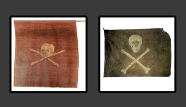 The only two authentic pirate flags known to exist
