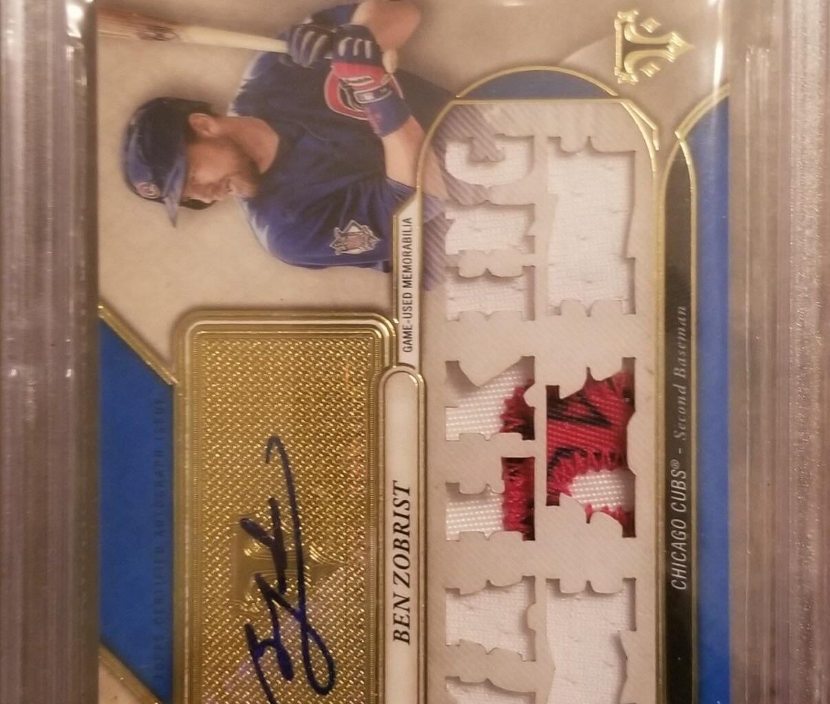 Ben Zobrist Cubs autos are hard to find! Would love to find a triple threads card like this or a 1/1 auto to add to my PC!
