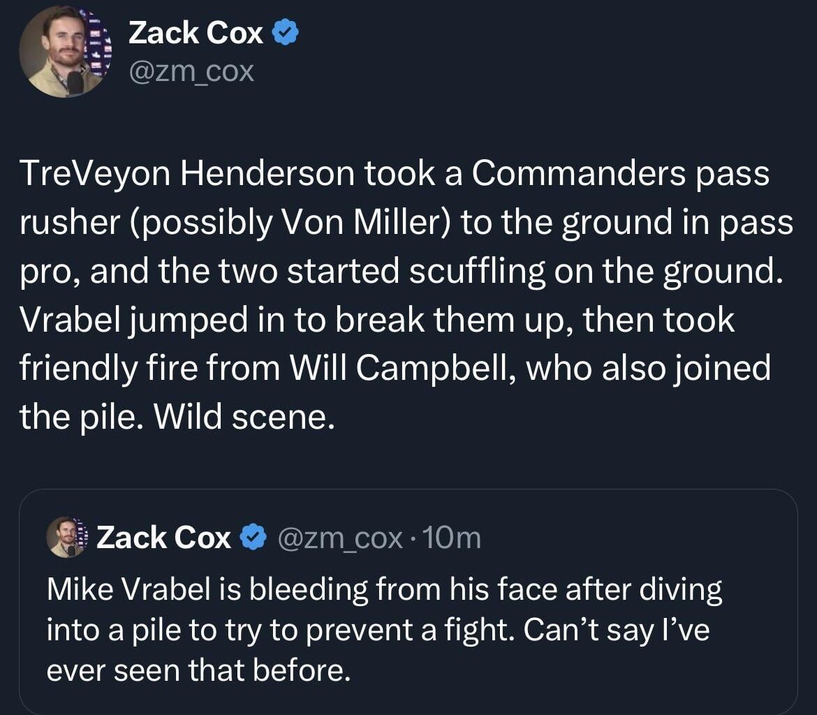 All out brawl at patriots joint practice!! Bloodshed!!