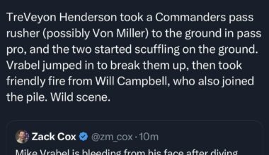 All out brawl at patriots joint practice!! Bloodshed!!