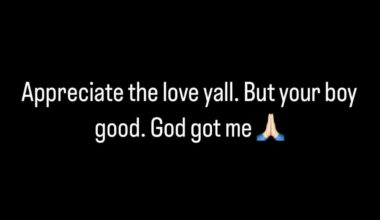 Jose’s IG story response to injury scare from PUR vs. ARG FIBA match