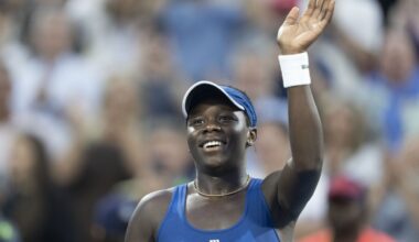 Canadian teenager Victoria Mboko upsets top-seeded Coco Gauff to reach Montreal quarterfinals