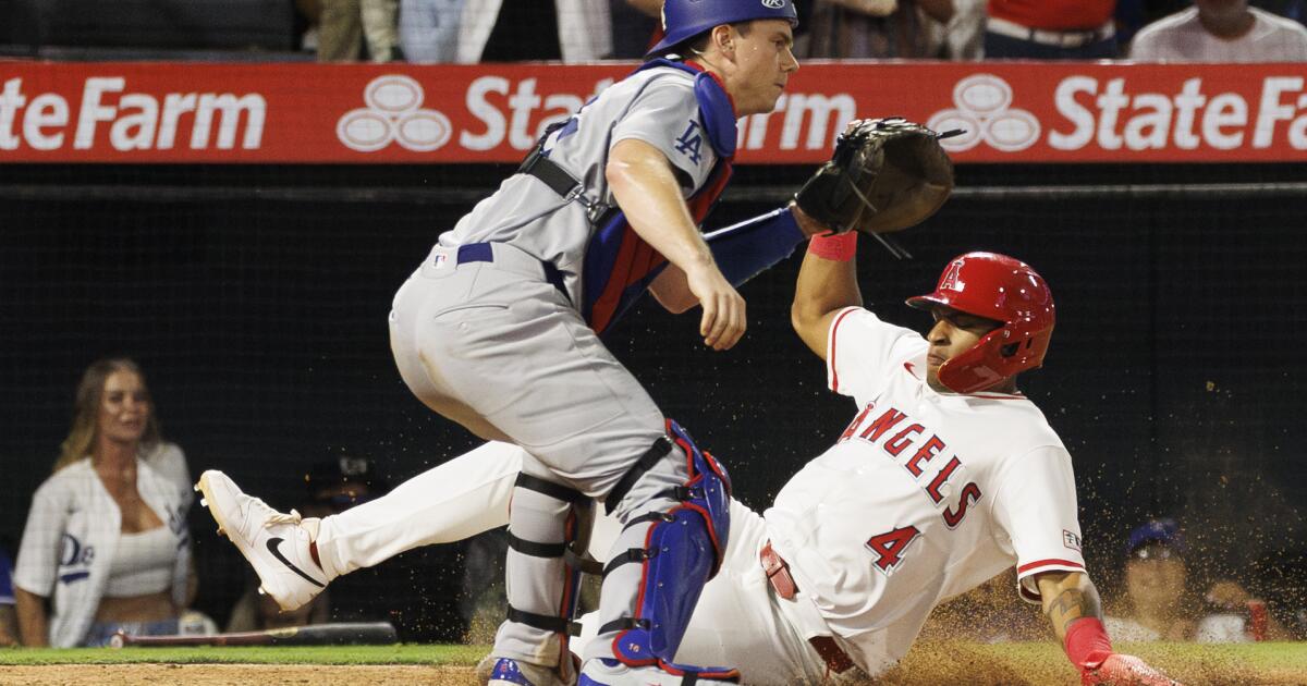 Welcome to second place: Tumbling Dodgers are swept by the Angels