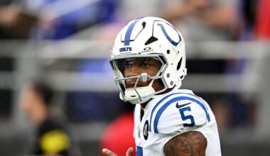 Anthony Richardson injured in first quarter, replaced by Daniel Jones