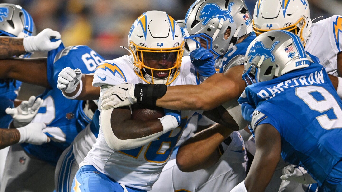 6.9 million watched Chargers-Lions Hall of Fame game