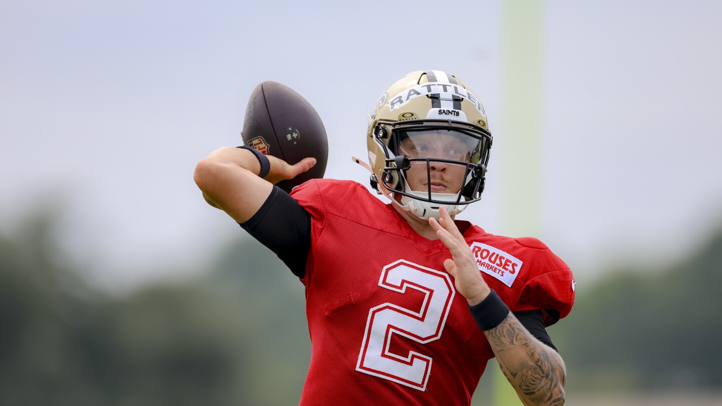 Spencer Rattler will start at quarterback in Saints' first preseason game