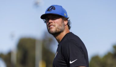 Report: Matthew Stafford dealing with aggravated disc in back