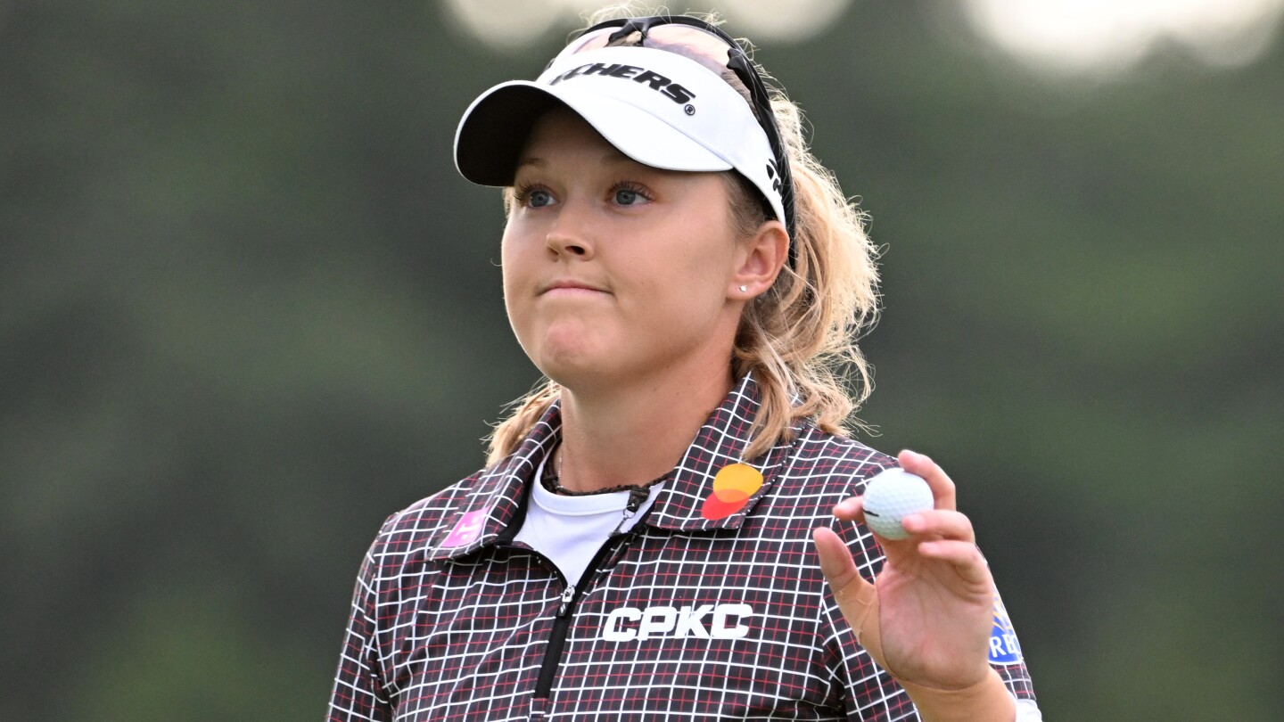 Canada's Brooke Henderson shares lead entering finale at CPKC Women's Open
