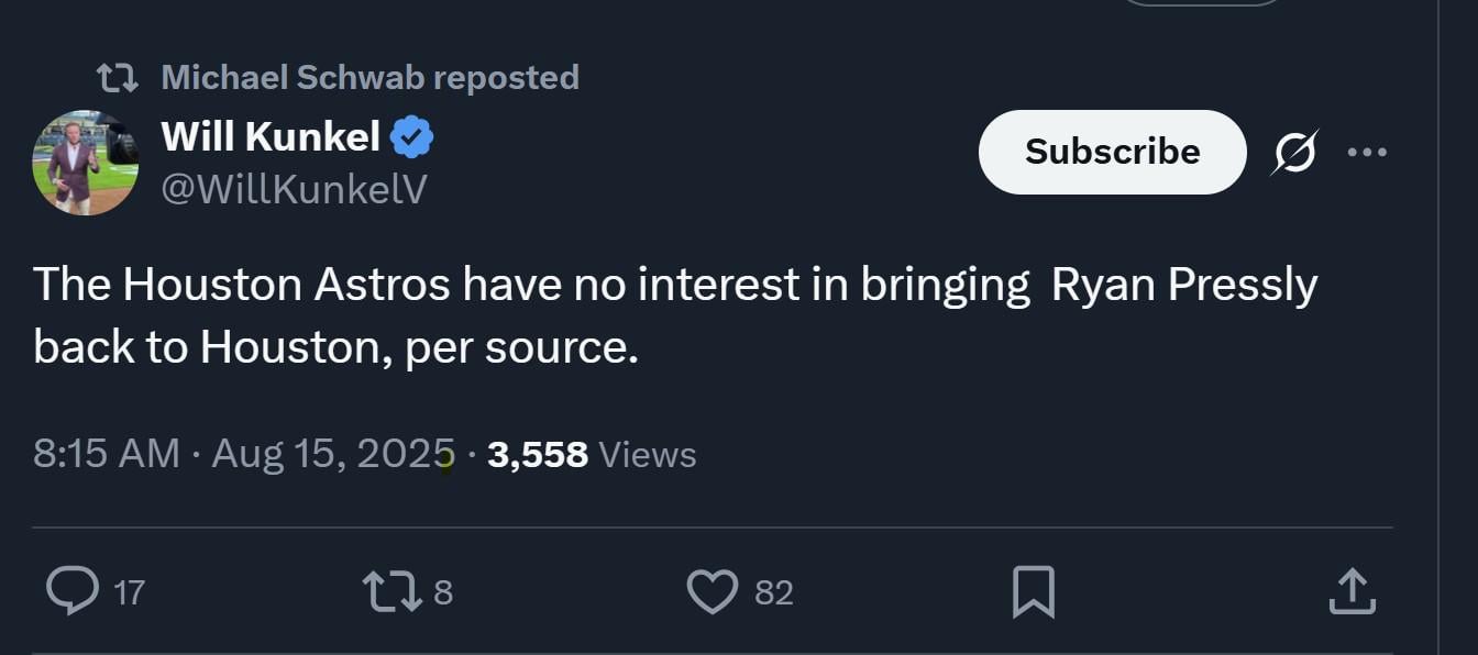 No interest in Pressly