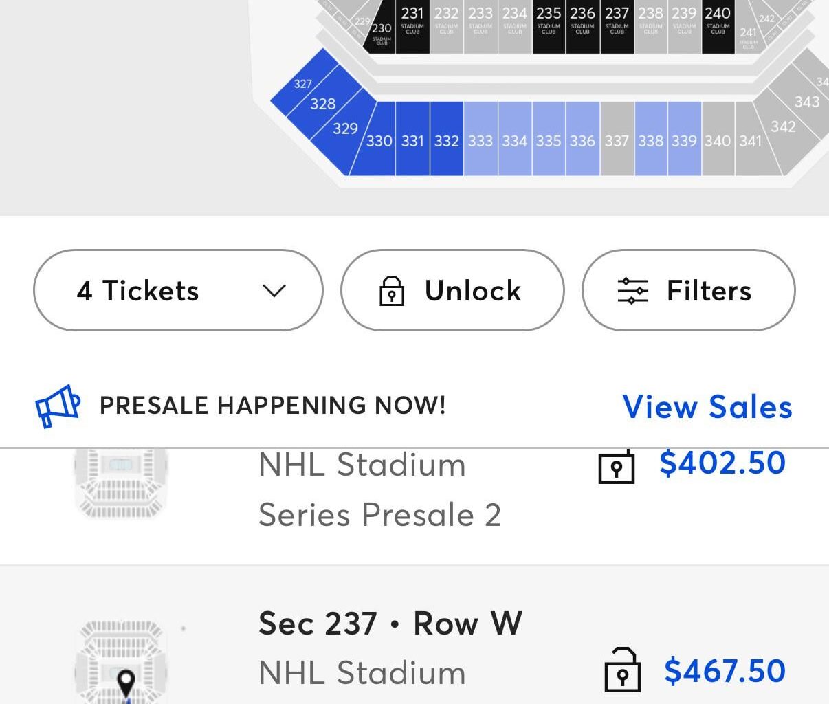 Prices seem a little high.