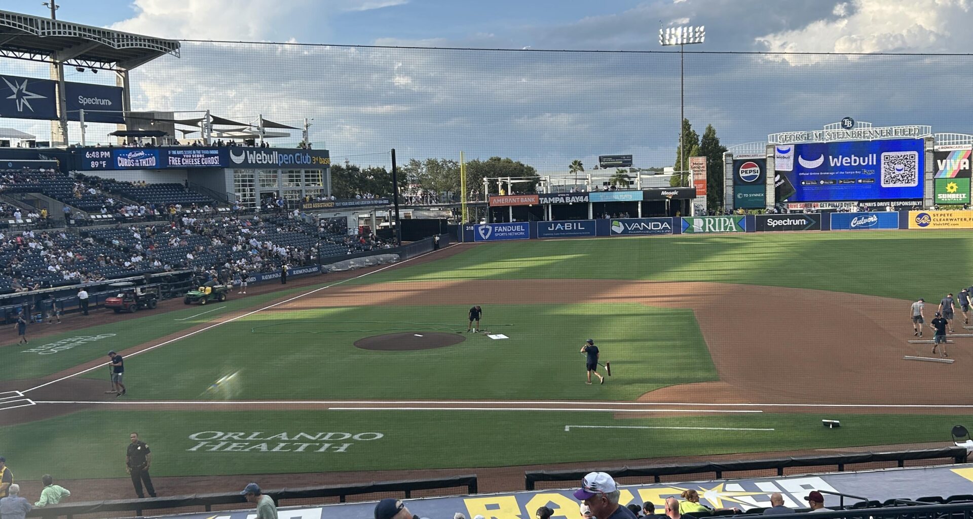 Check in ✅ from 206 Yankees at Rays. Let’s go Rays.