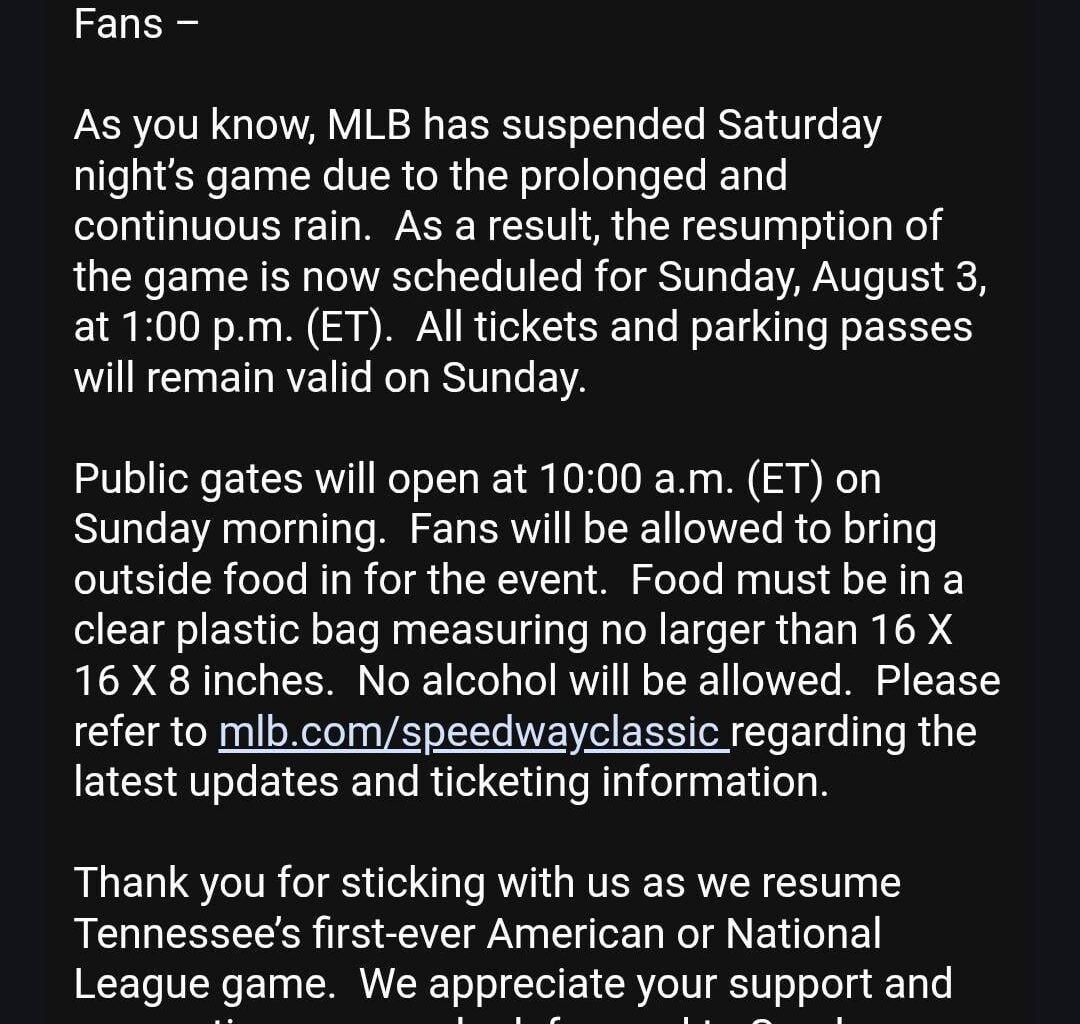 Well, I guess that solves how they were running out of food at the concessions in the first hour tonight