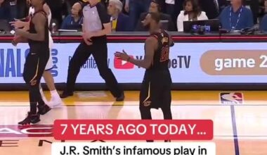 [Highlight]: JR Smith makes a terrible mistake late in Game 1 of the 2018 Finals, which the Cavs ended up losing in Overtime and getting swept in the series.