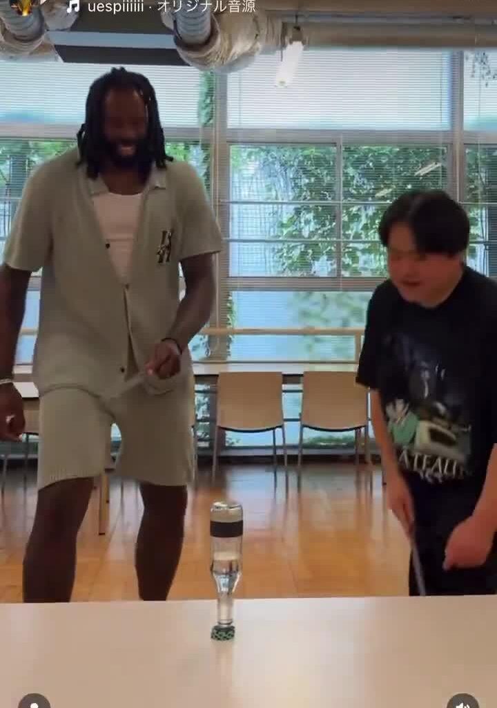 DeAndre Jordan is having fun in Japan.