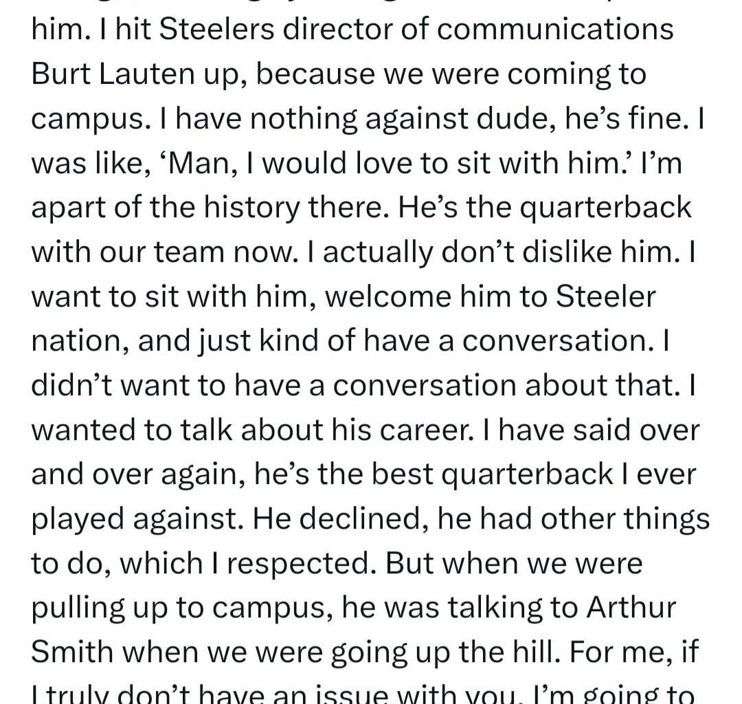 Ryan clark crying about aaron rodgers ignoring him folks. Ryan clark is a straight clown.