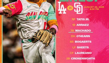 [Padres] New series on deck.