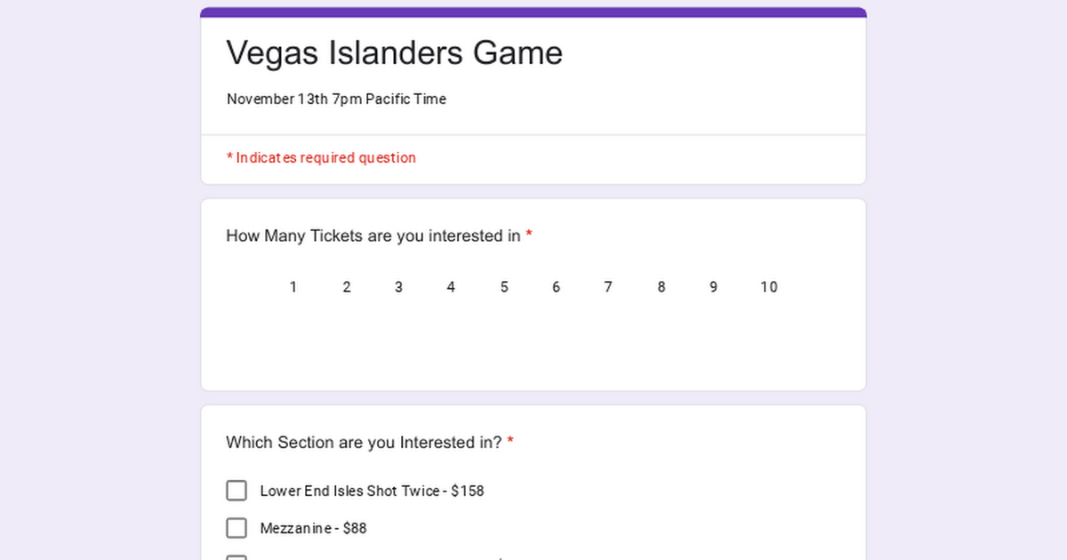 Vegas Group Tickets/Meet-up 11/13