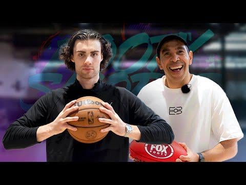 Eddie Betts vs. Josh Giddey in CRAZY cross-sport skills challenge 🔥