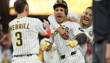 [Acee] Savage — “He’s up there trying to freaking kill the ball, & also while having great zone discipline,” Jake Cronenworth said. Ramón Laureano is batting .333 with a 1.000 OPS with the Padres. “He’s just a savage,” said Ryan O’Hearn…“Just gets in there and gets after it. Not afraid of anybody…”