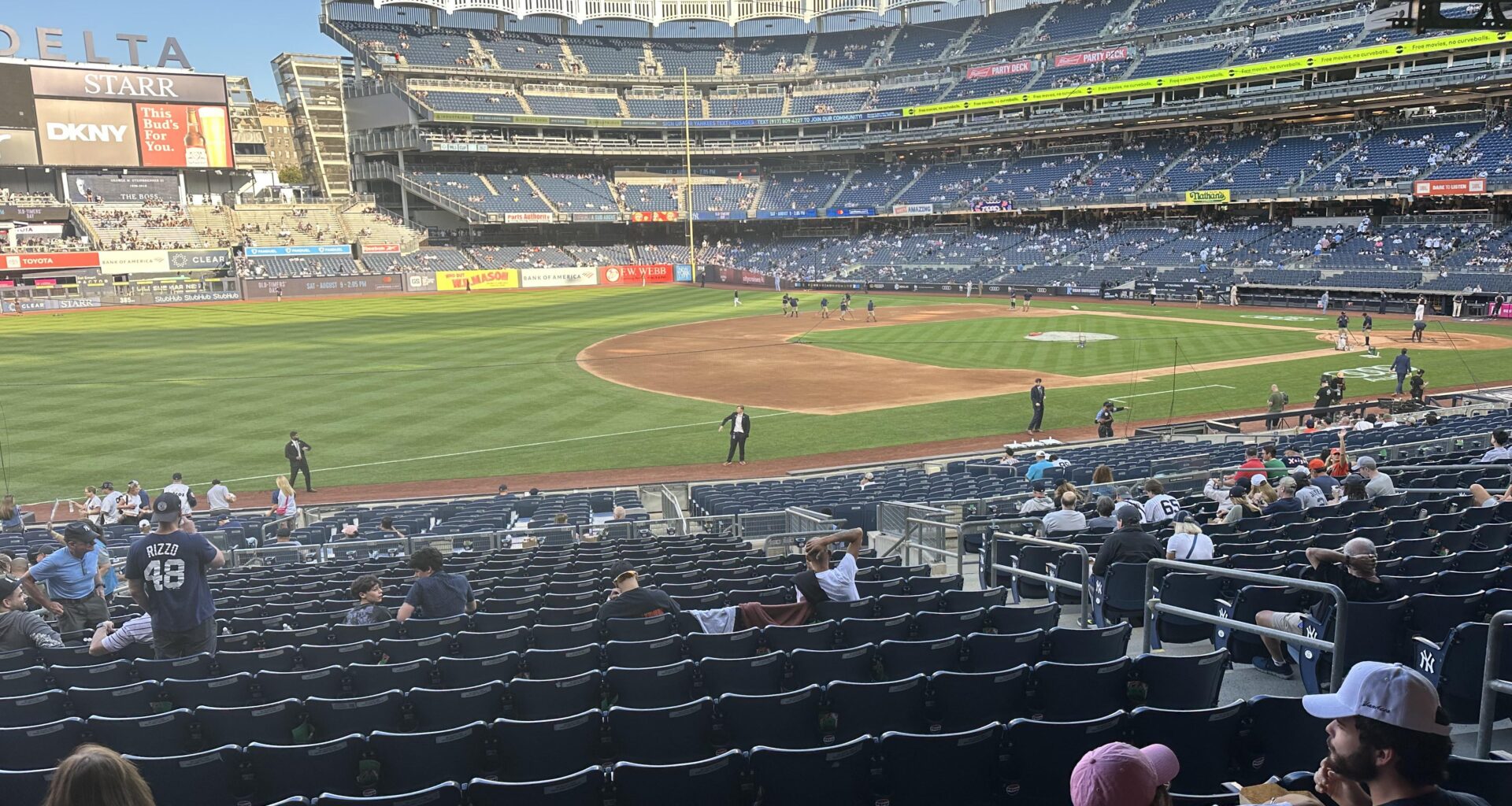Checking in from section 127