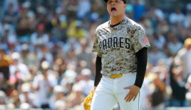 [Krasovic] Following Sunday, Cora mentioned it again. “The Padres have MLB’s best bullpen.” Padres relievers overwhelmed Boston; Striking out 14 Sox on Saturday & 6 more on Sunday.  "Aggresive in the zone. Swing-&-miss stuff. Fastballs w/ hop. Sinkers w/ horizontal movements" is what impressed Cora.