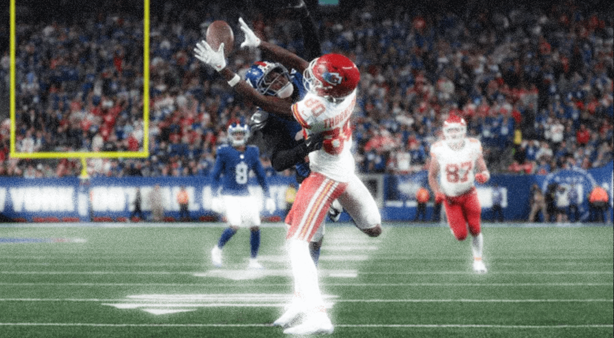 [OC] So far this season Tyquan Thornton has been responsible for an insane 50% of all the Chiefs’ air yards which ranks sixth in the NFL and is only 9% shy of Malik Nabers’ league-leading air yards share. Today, he also leads the NFL in average targeted air yards.