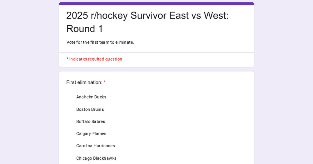 Vote for the Mammoth to win r/hockey Survivor 2025!