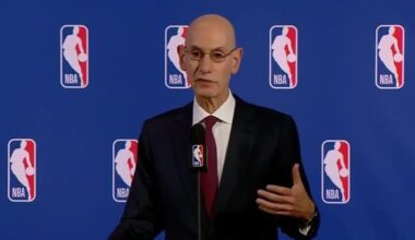 Adam Silver says fans who can’t afford streaming services to watch NBA games can still watch free highlights, calling the NBA a “highlight sport.”