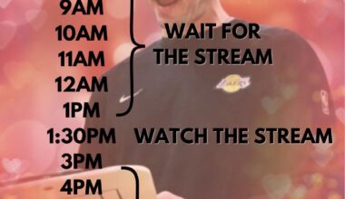 Daddy JJ's fans have their schedules out