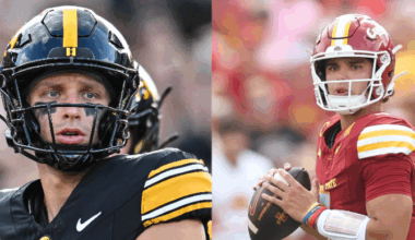 Iowa vs. No. 16 Iowa State in 2025 Cy-Hawk Game