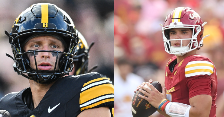 Iowa vs. No. 16 Iowa State in 2025 Cy-Hawk Game