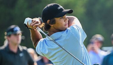 Charlie Woods hits hole-in-one at Junior Players Championship