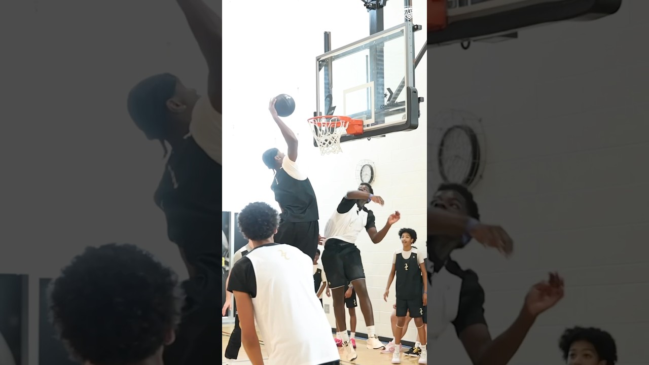 SGA putting on a show at his camp in Hamilton 🤩 #sga #thunderup #okcthunder