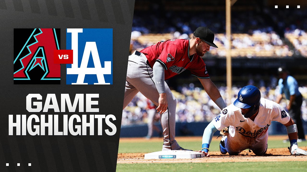 D-backs vs. Dodgers Game Highlights (8/31/25) | MLB Highlights