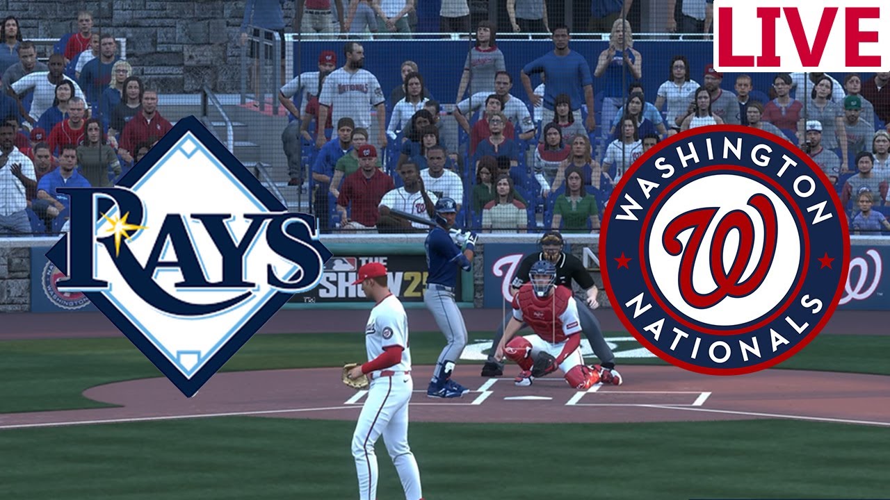 🔴LIVE 🔴Tampa Bay Rays VS Washington Nationals / August 31/ Envivo Tv/ /MLB THE SHOW 25