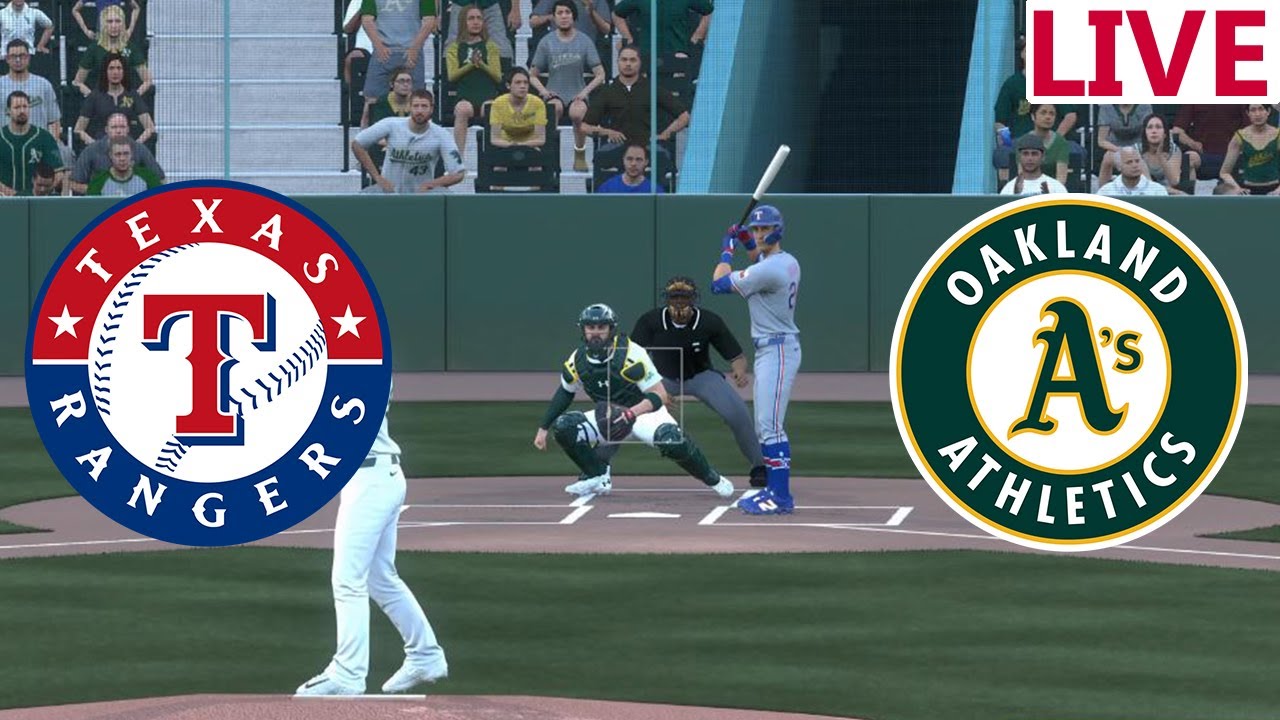 🔴LIVE 🔴 Texas Rangers vs Oakland Athletics/August 31/  Mlb the show 25