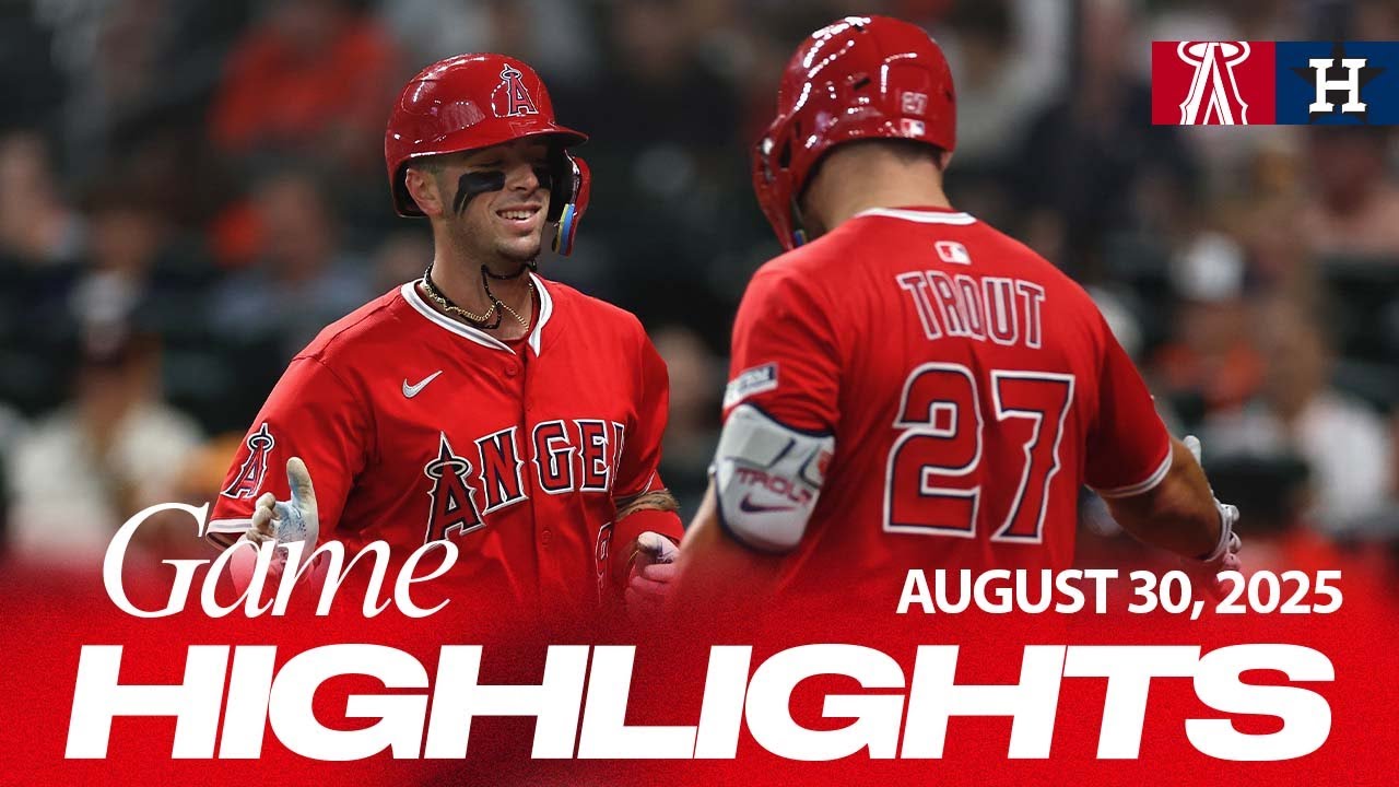 Angels vs. Astros Game Highlights (8/30/25) | MLB Highlights
