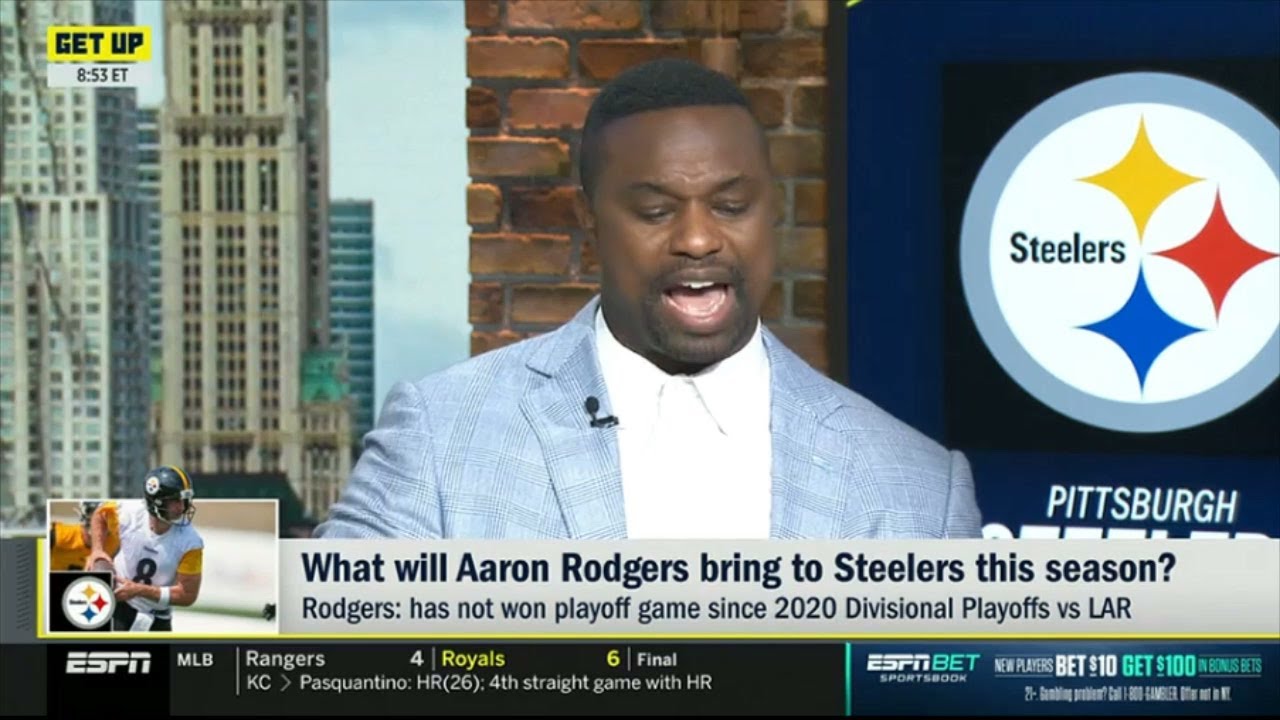 GET UP | Bart Scott changing his Steelers prediction after watching Aaron Rodgers in practice