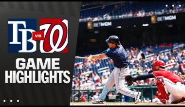 Rays vs. Nationals Game Highlights (8/31/25) | MLB Highlights
