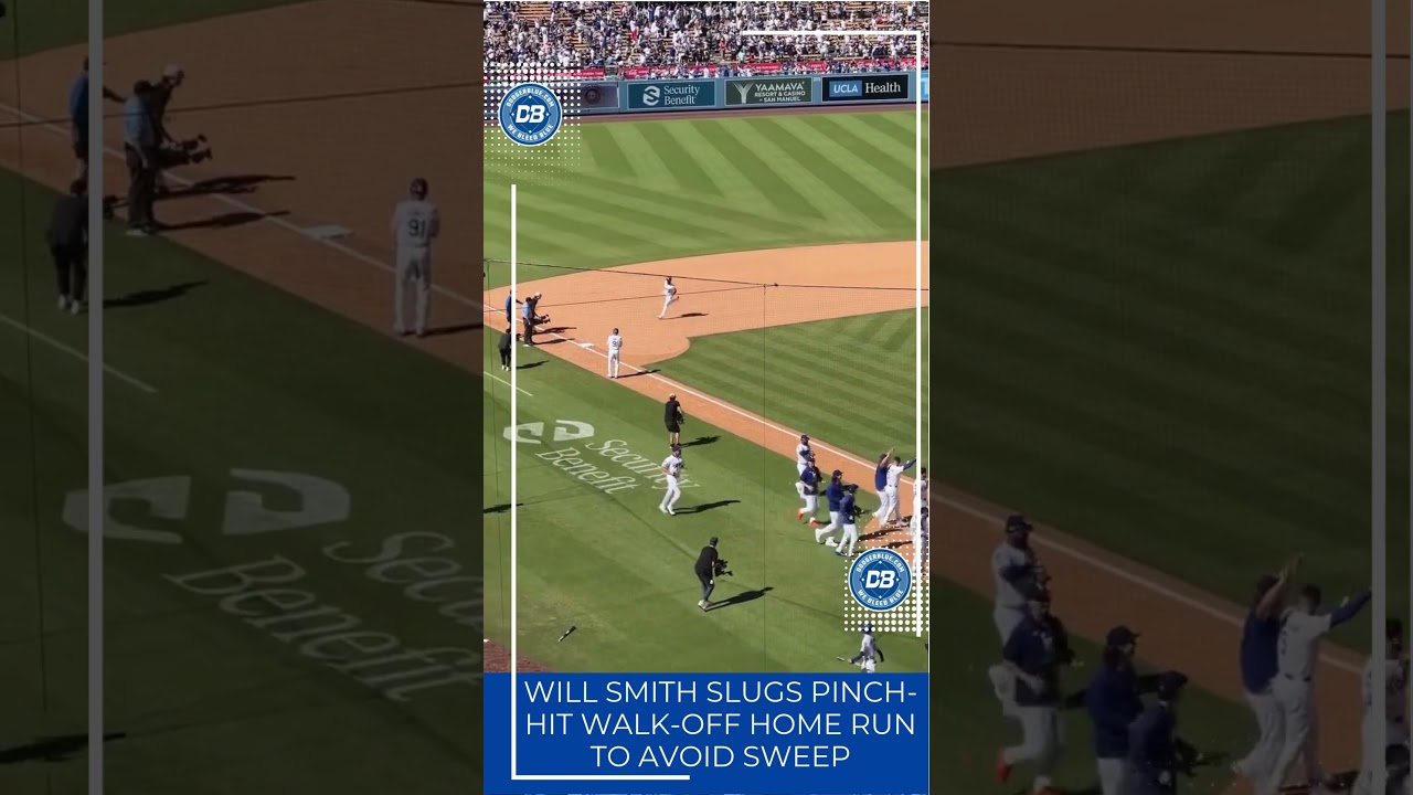 #WillSmith slugs pinch-hit walk-off home run to help #Dodgers avoid sweep by #Diamondbacks