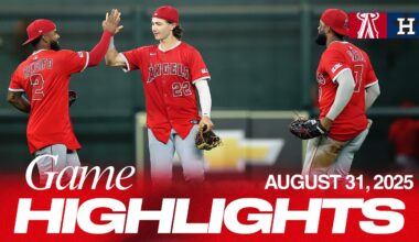 Angels vs. Astros Game Highlights (8/31/25) | MLB Highlights