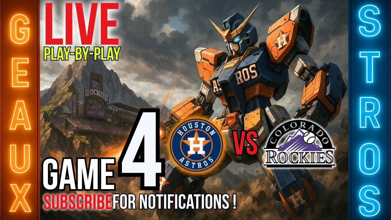 Astros vs Rockies GAME 4 LIVE PLAY-BY-PLAY August 26th, 2025
