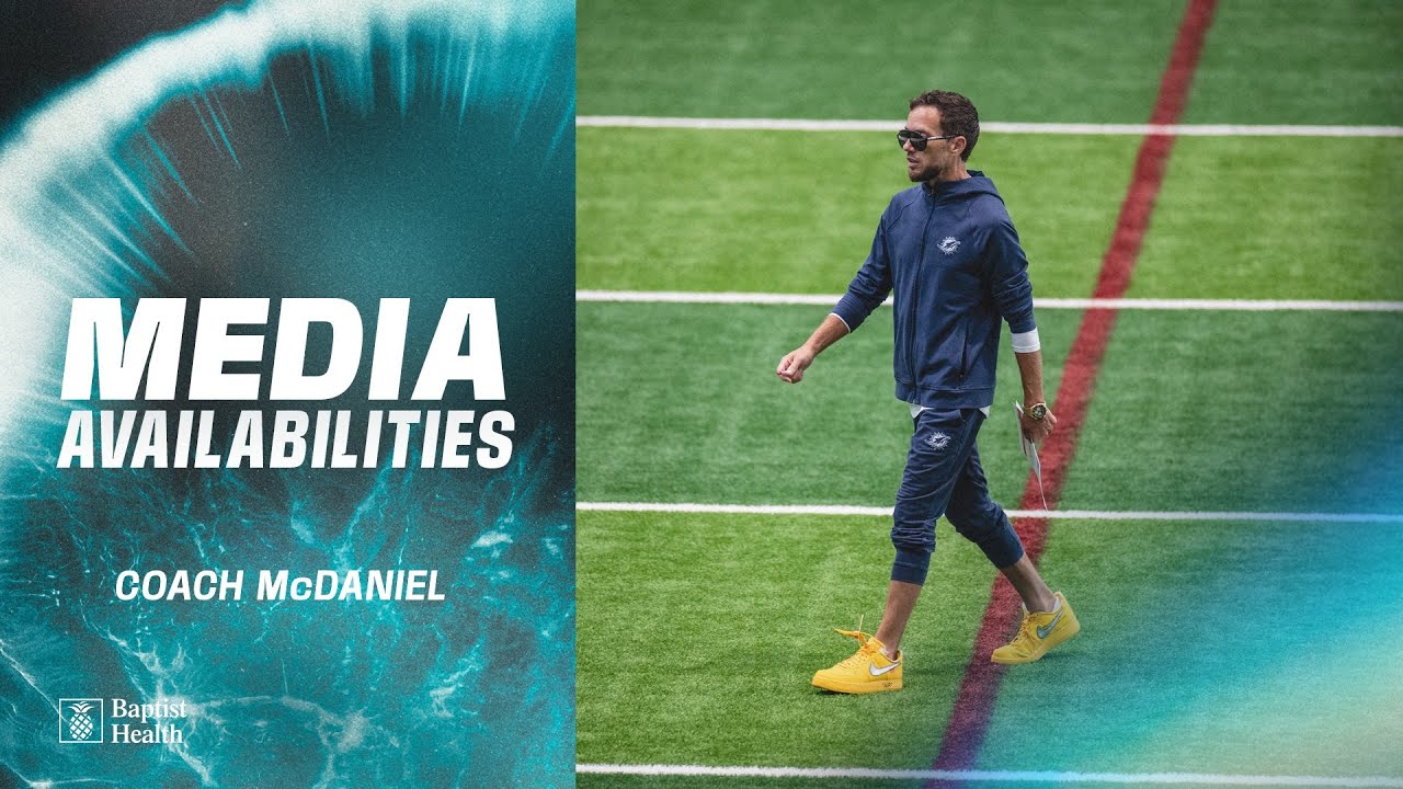 Coach McDaniel meets with the media | Miami Dolphins
